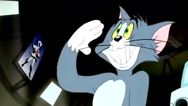 《猫和老鼠》汤姆很害怕那些外星人