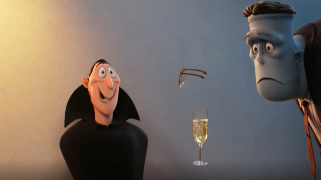 精灵旅社:德古拉为人类美女失了魂魄,隐形人一杯酒泼出唤回理智