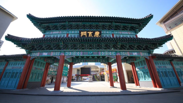为了建造一座大门,韩国特赠中国20000瓦片,就在山东威海!