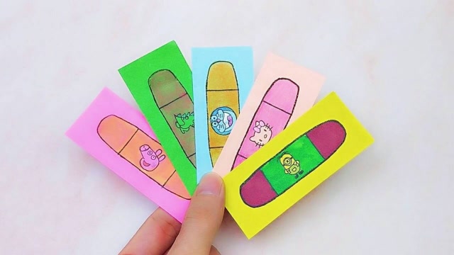 手工自制创可贴撕撕乐,好玩新颖还能写上想说的话,互动很有趣