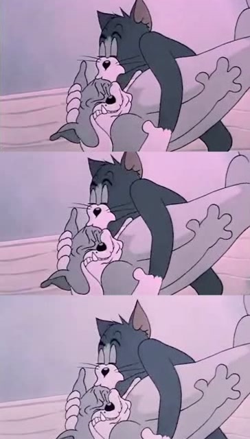 猫和老鼠,汤姆日常酸掉牙表白狗狗,大狗成功被暖化!