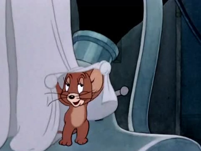 猫和老鼠:杰瑞咽口水的小表情很是可爱