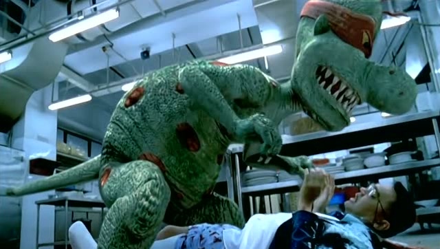 鬼马狂想曲:刘青云把自己蠢倒了,恐龙趁机骑上身