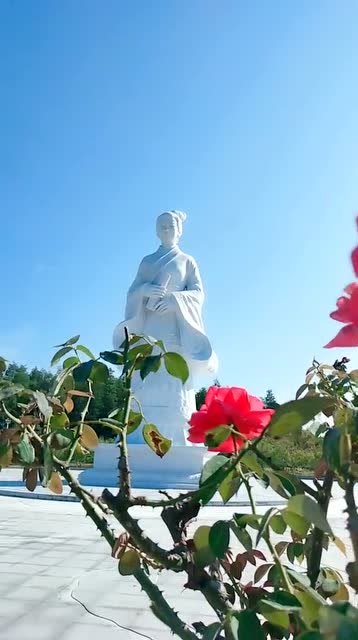 息县息夫人雕像图片