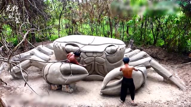 令人惊叹的水上游乐场,栩栩如生的螃蟹房屋,你喜欢吗?