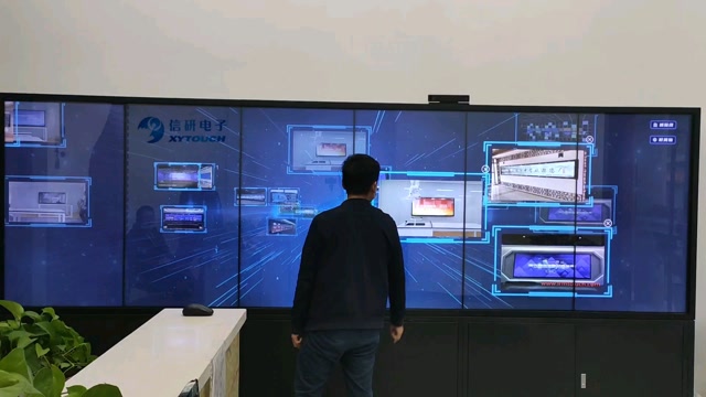 xytouch幻影墙3d穿梭互动触摸屏信研电子幻影墙触摸解决方案