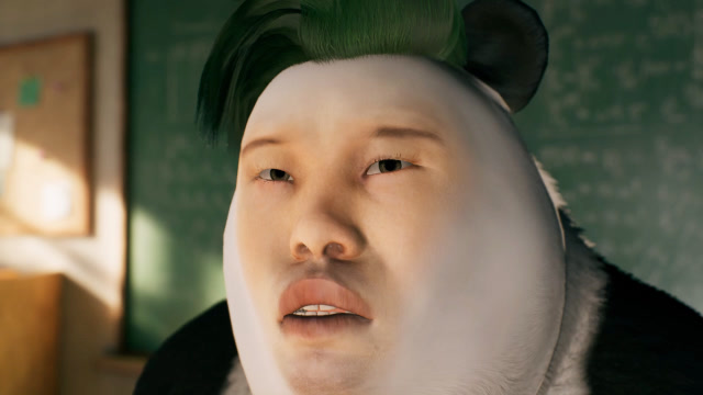 帅脸熊  同学来找我报仇了