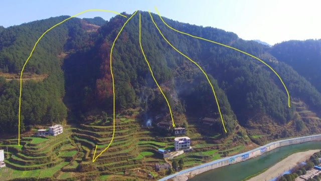 背靠大山龙脉,前面水口很足,这才是上层风水宝地