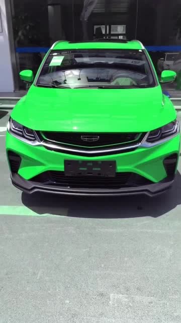 吉利缤越改色,这颜色谁会买谁顶得住呀