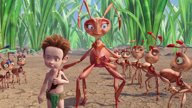 这部动画电影脑洞真不一般!熊孩子惹怒蚂蚁大军,被抓入蚂蚁王国