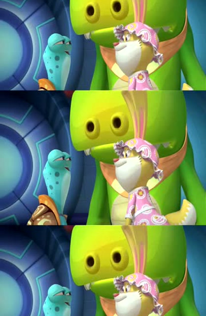 蛋计划之食蛋兽家族:大家都在安静的睡着