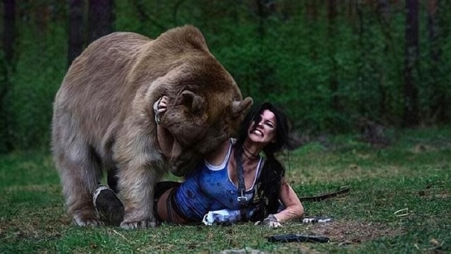 人类在野外碰到"灰熊"立刻装死能保命吗?科学家:不要相信电影