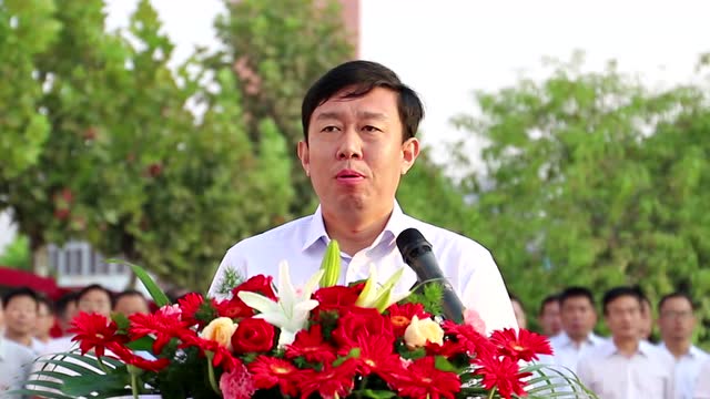 河间一中庆祝国庆节