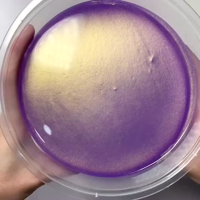 史莱姆原液染色,紫色变成金色?这颜值真的爱了