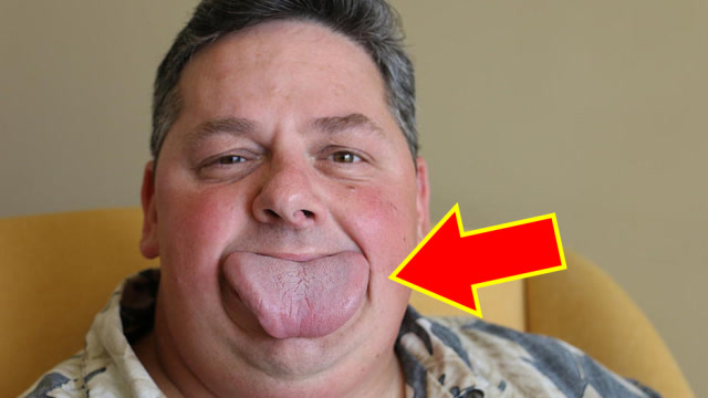 6"厘米宽的舌头有多厉害?比手机都宽,网友:真让人羡慕