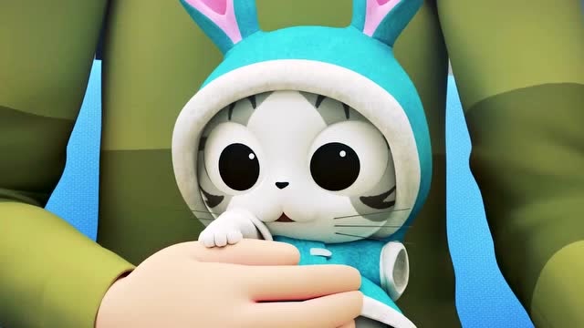 甜甜私房猫:小奇穿了一件可爱的衣服!