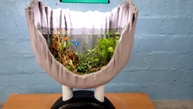 自制混凝土鱼缸图片
