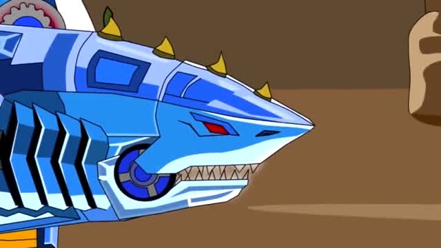 怪兽坦克大战 鲨鱼机器人vs基拉 怪兽竞技