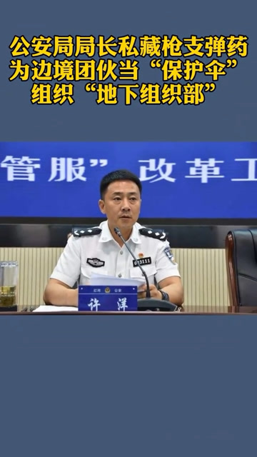 云南迪庆州委副书记许洋公安干了18年,当上副厅10个月落马