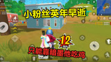 香肠派对：小粉丝英年早逝 只能靠暗墨他吃鸡 决战圈被人围攻太难了