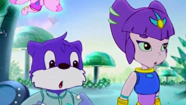 蓝猫告诉淘气等人自己的位置,啦啦通过查询知道了父母的所在的位置