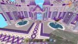 迷你世界：小杰去参观紫色大树漂亮城堡