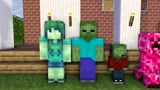 Minecraft动画：怪物们的家族挑战！