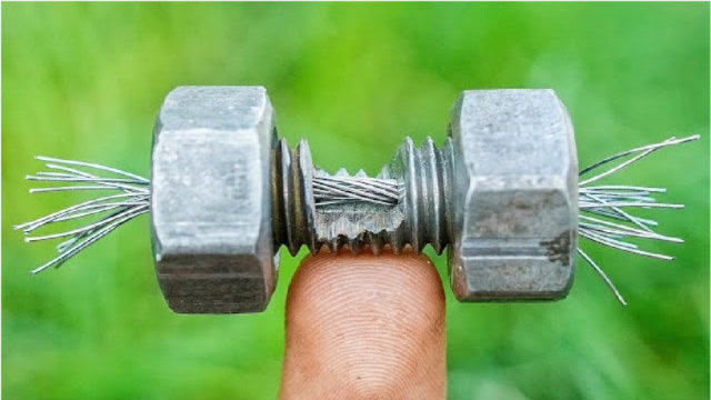 螺母和螺栓的独特创意,一般人可想不出来