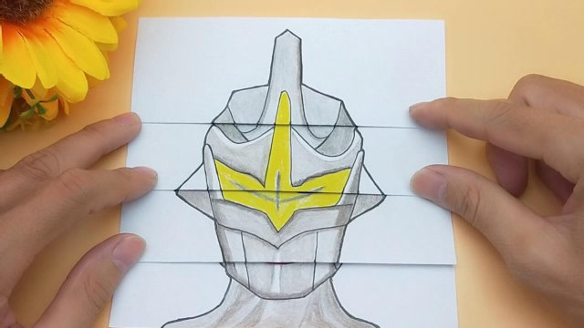 很有趣的奥特曼镜子骑士手绘搞笑无限形态三次变身最后还会帅气吗