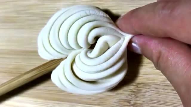 花样面食之花卷手法,简单易学,一看就会!