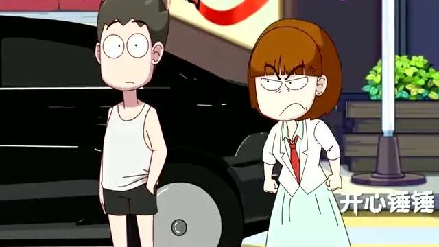 开心锤锤:波波,不要小瞧了挑担子的小伙子,现在相信了吧!