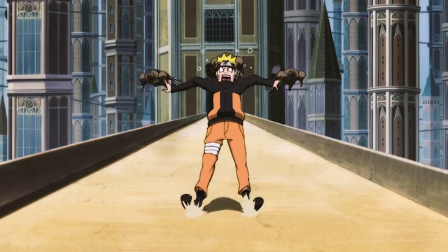 火影忍者:鸣人动作秀,这就是艺术吗