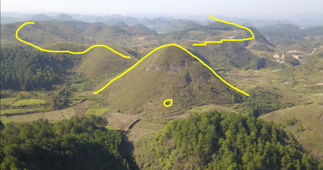 此地贵人端坐形,金蝉脱壳,财源广进的风水宝地!