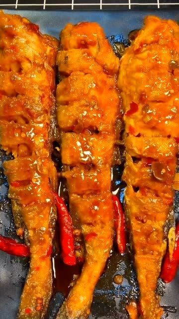 今天做超好吃的麻辣鳕鱼,美味极了,想吃的可以自己做