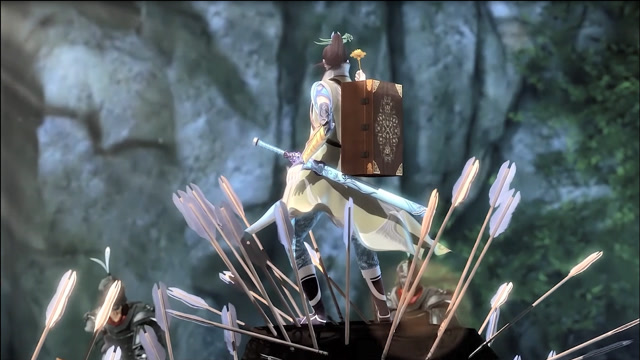 季布轻松盗取荧惑之石,避开钟离眜的追风弧箭,骑马离开现场