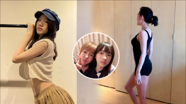 小s女儿晒性感美照吐槽妈妈身材,却遭小s回怼:有种穿比基尼来比