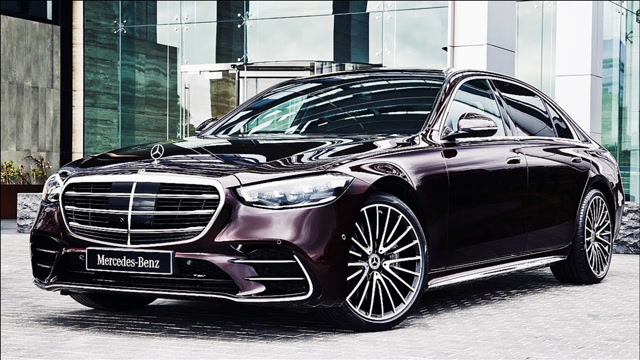 梅赛德斯奔驰s500超豪华轿车,是不少人向往的"大奔",科技感太强了