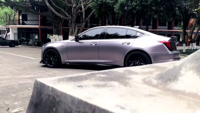 凯迪拉克ct5电光金属战斗灰niepa尼帕改色膜