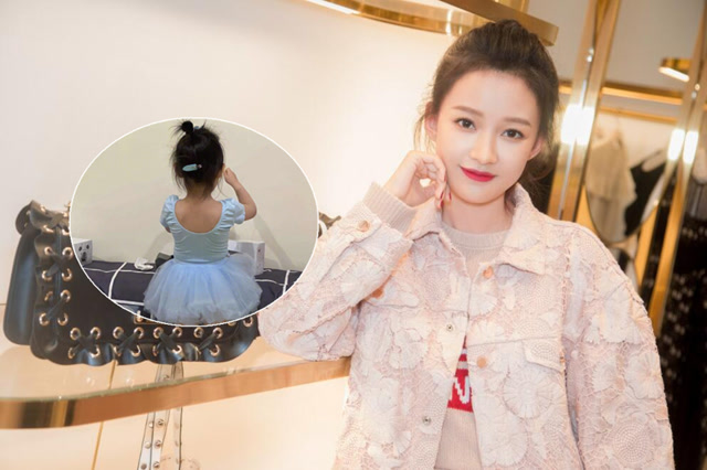 胆大!孙怡3岁女儿要抓毛毛虫放妈妈头上,穿公主裙长腿初现