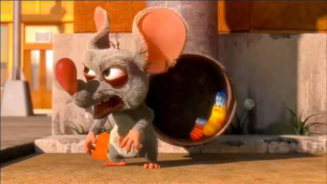 爆笑虫子:机智的小黄小红,小小用上一计就甩开了坏蛋老鼠