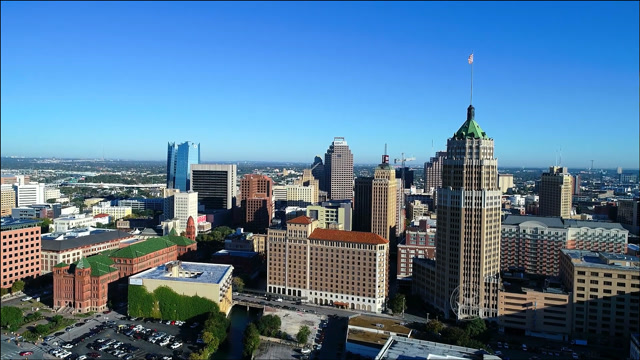 航拍圣安东尼奥美国德州第二大城市放在我国是什么水平