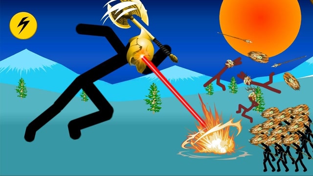 火柴人战争:挑战新任务模式第121关,斯巴达巨人真厉害 #爱玩新游特邀