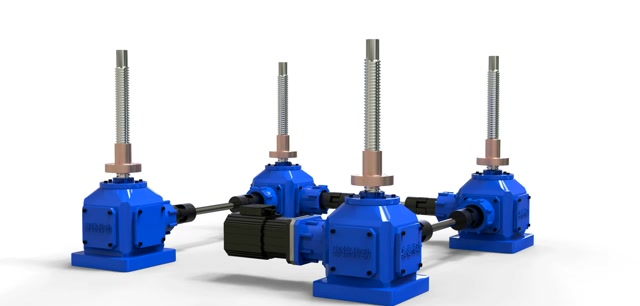 锥齿轮同步升降平台 丝杆升降机 滚珠螺旋升降机 赛德厂家