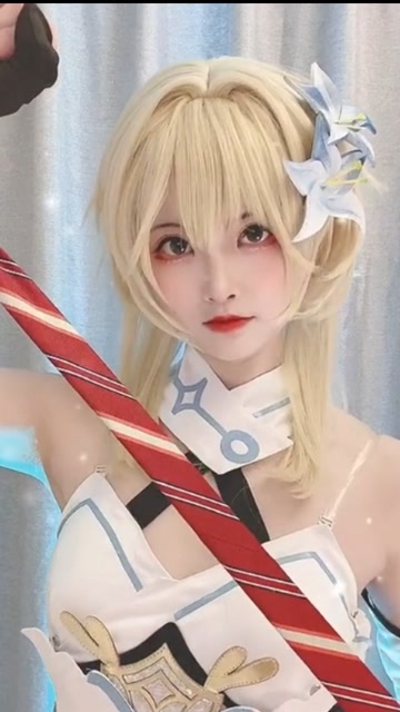 原神cos重新来过你们还会选择萤吗