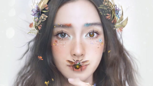 angelababy精灵仿妆