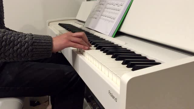 路小雨 三手联弹 钢琴