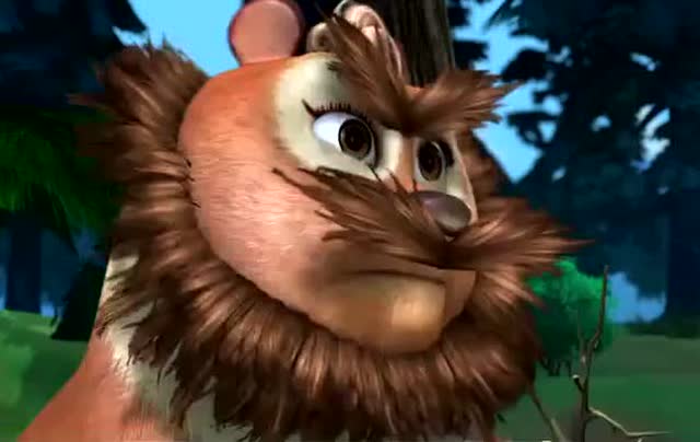 熊出没:翠花误抹"生发液" 长了满脸的胡子 呜呜 倒霉