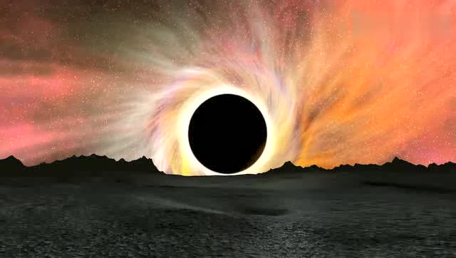 震惊! 最完全的黑洞吃太阳画面,看完手心冒汗?