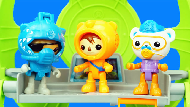 玩乐三分钟 海底小纵队的章鱼实验室,海底探险队过家家玩具