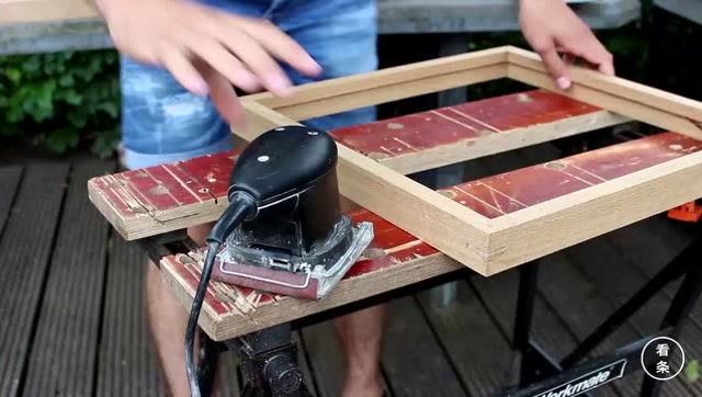 现代木工diy自制一个橡木画框往墙上一挂超上档次